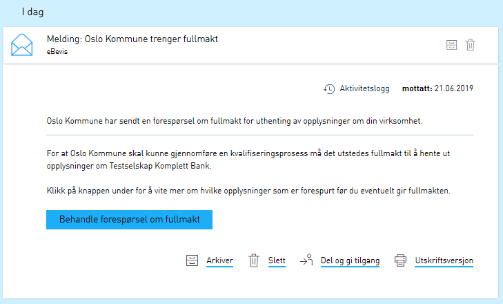 Åpnet melding MerInfoMelding