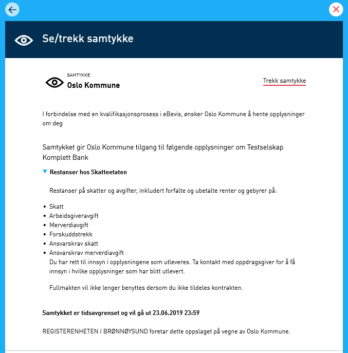 Se eller trekke samtykke SeEllerTrekkSamtykke