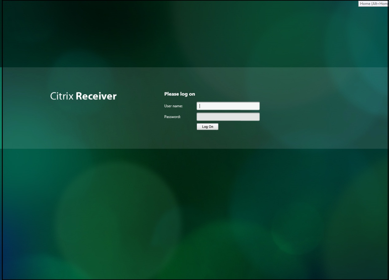 Figur 4 – Innlogging Citrix Figur 4 – Innlogging Citrix
