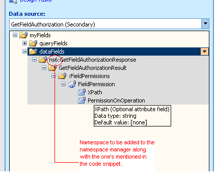 Figur 36 – Datakilde namespace Figur 36 – Datakilde namespace