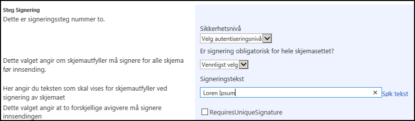 Figur 47 – Prosessflyt; eksempel på parametre. Figur 47 – Prosessflyt; eksempel på parametre.