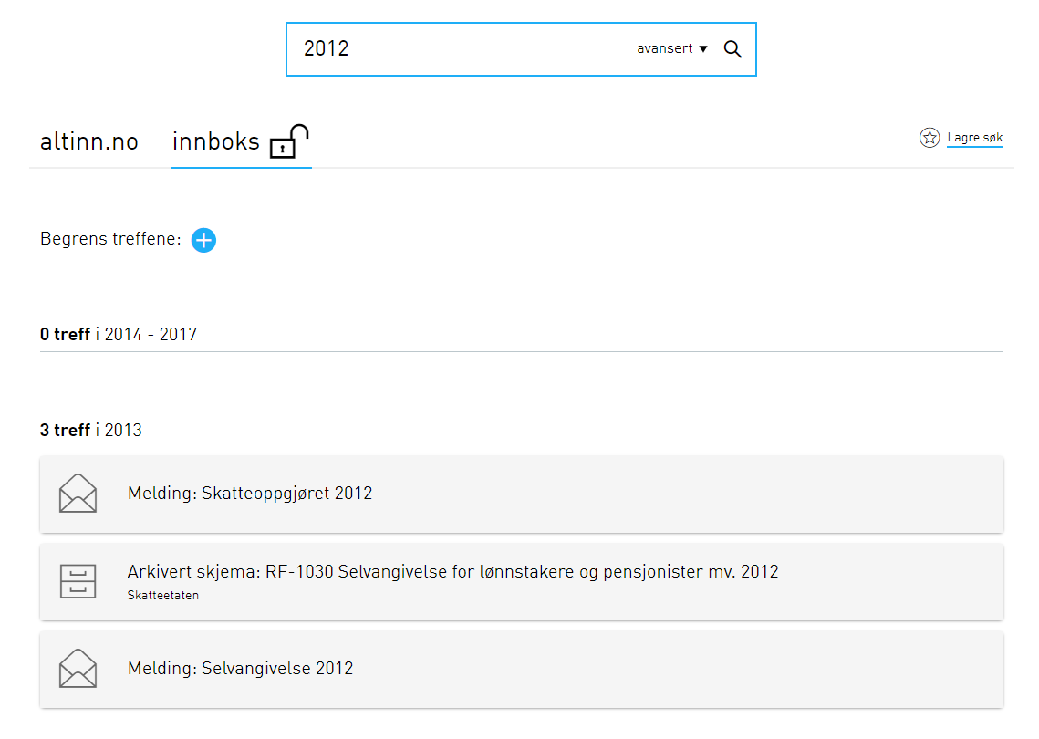 Bilde av søk i innboks