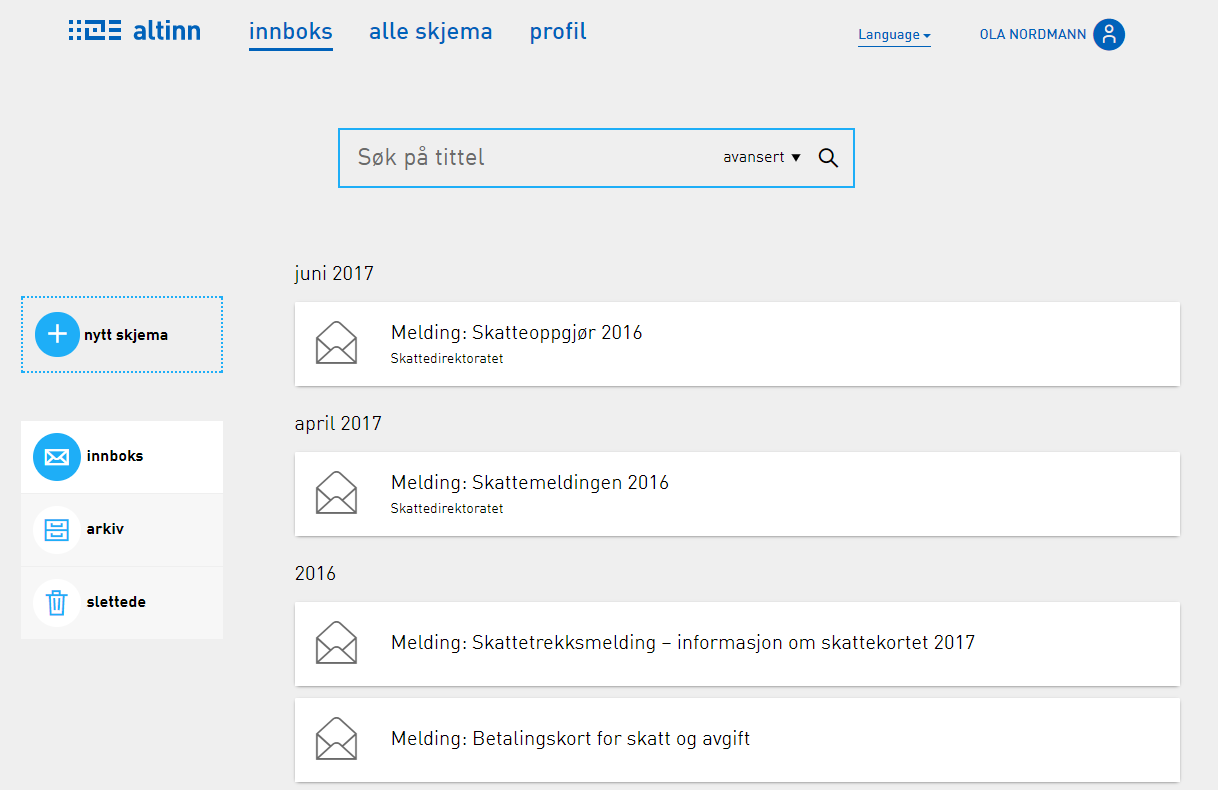 Bilde av innboks for privatpersoner