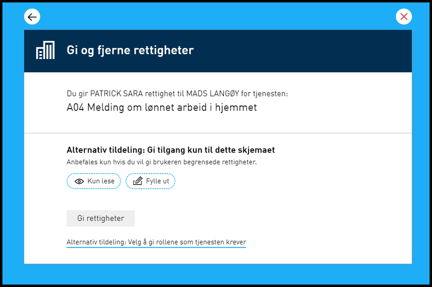 Denne siden kommer alltid opp først