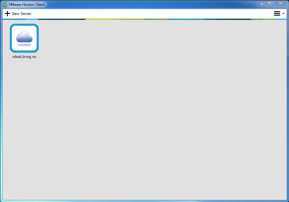 Figur 2 - Valg av server